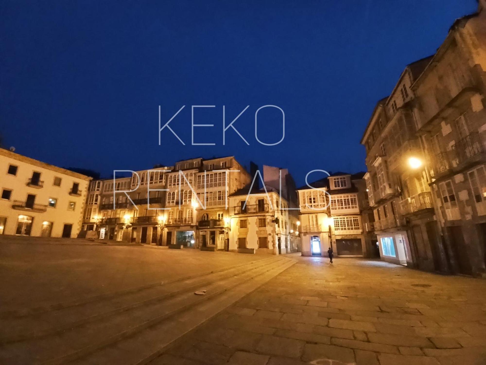 Apartamento Viveiro Centro Con Parking Exterior foto